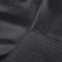 DEHANER Plain Black Football Jersey for Men Unisex