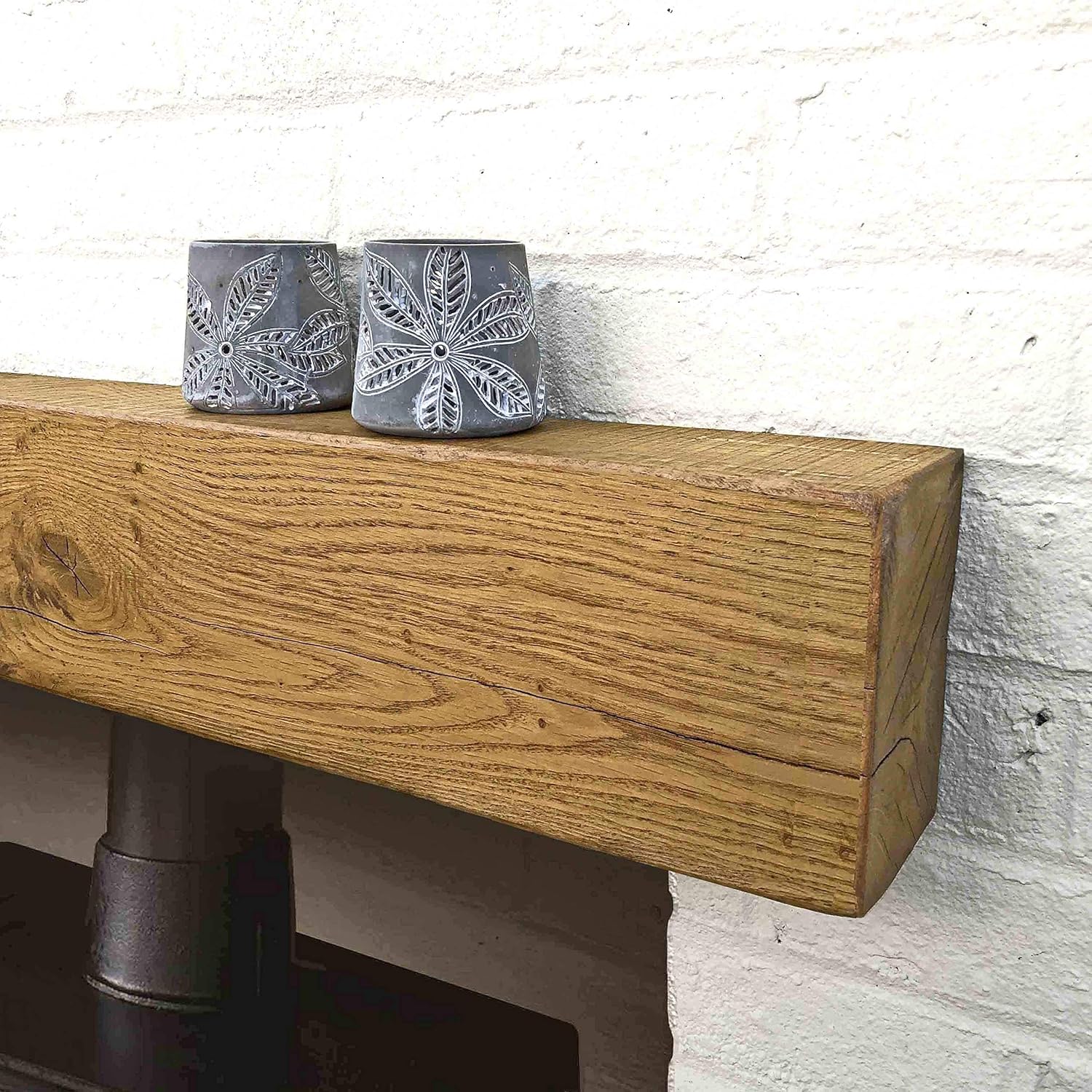 Ben Simpson Furniture Contemporary Wooden Contemporary Oak Mantel 10