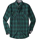 Alex Vando Mens Button Down Shirts Flannel Shirt Long Sleeve