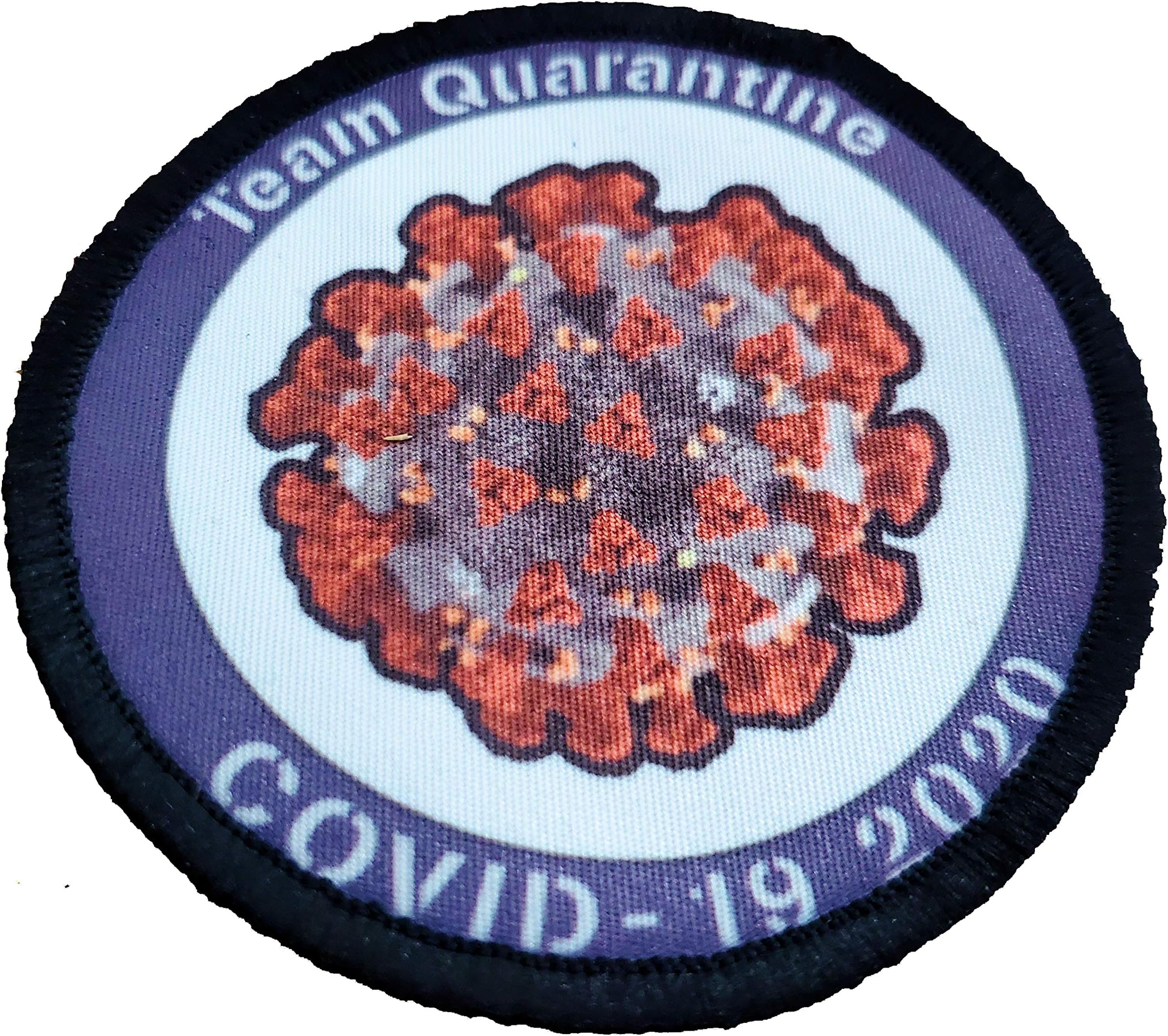 Team Quarantine Covid-19 2020 Coronavirus Morale Patch redheadedtshirts Made in The USA
