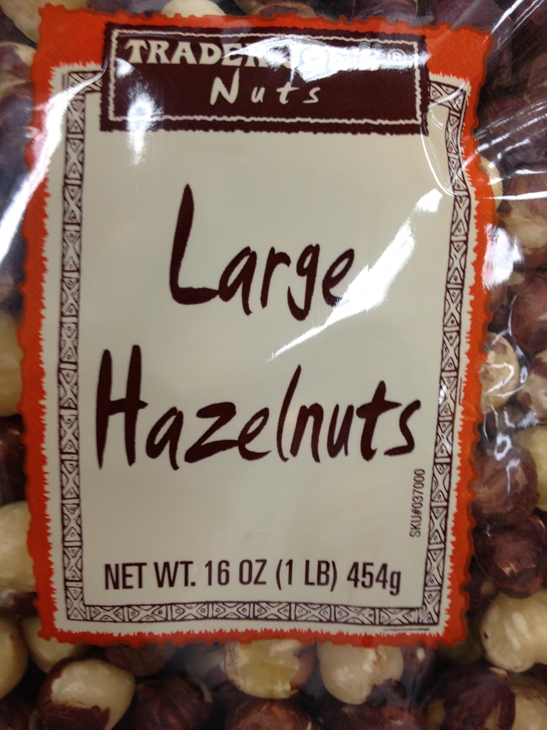 Trader Joe's Large Hazelnuts 1lb Edible Nuts Grocery