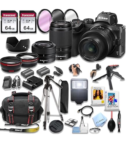 Digital Photography Kit Nikon Z5 Mirrorless Camera Bundle With 24