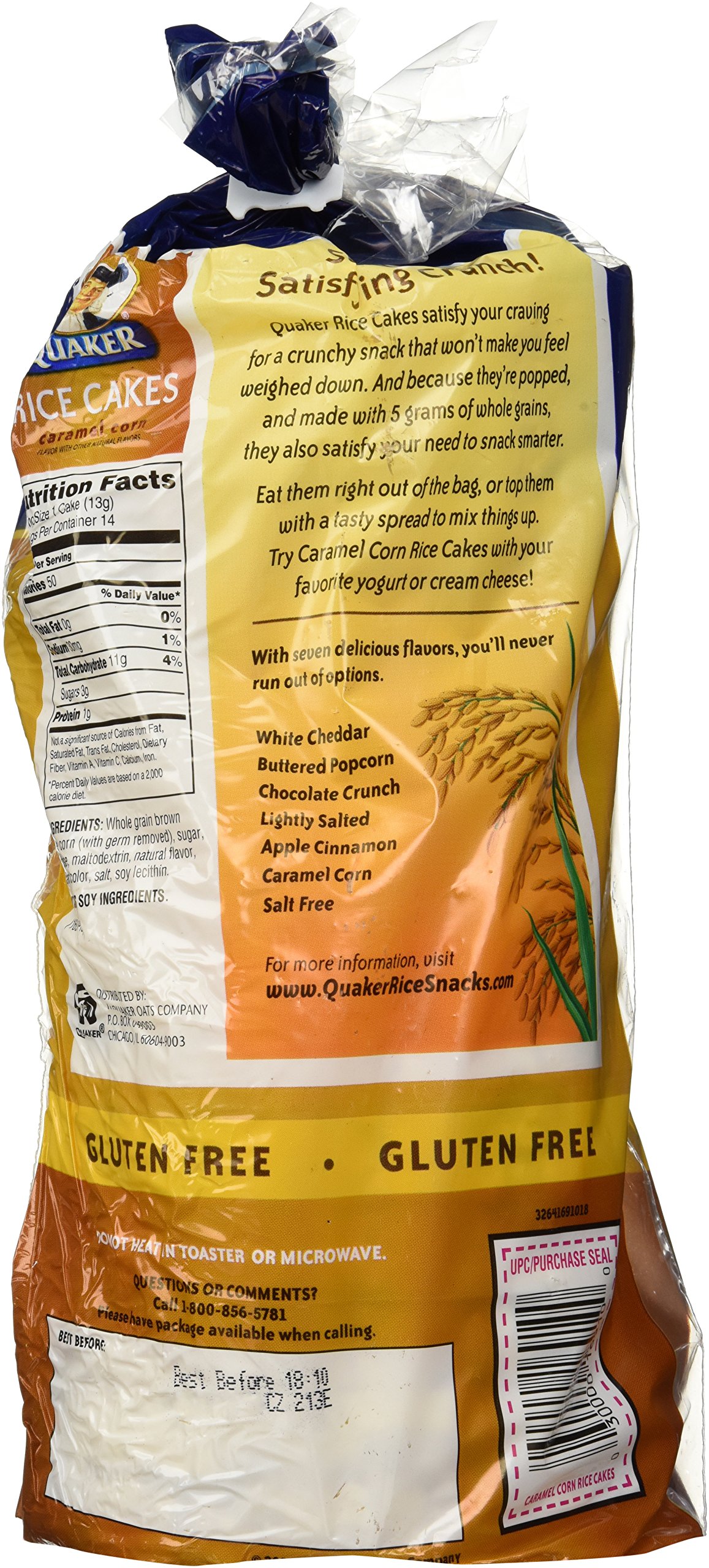 quaker rice cakes reviews