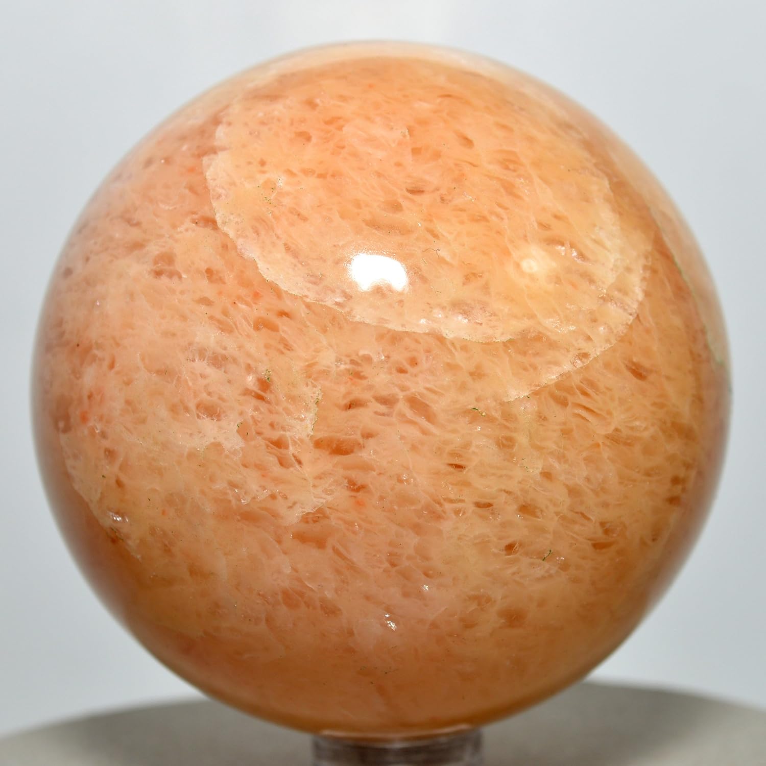 2.1" Yellow Jade Crystal Sphere Reiki Natural Jadeite Polished Ball