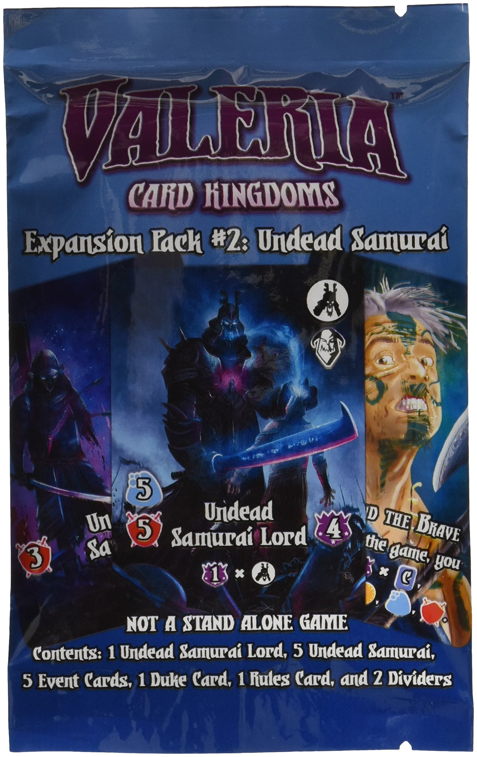 Valeria: Card Kingdoms - Expansion Pack #2: Undead Samurai by Daily Magic