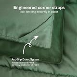 HIG 3 Piece King Duvet Set Green Reversible 240 x 220cm OEKO-TEX 10.5 Tog view 4