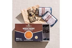 Taimei Teatime White Tea Loose Leaf, White Peony White Tea-Bai Mu Dan-Organically Grown Premium Chinese Fuding White Tea Brick (24 CT), Low Caffeine, High Antioxidants