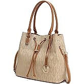 MKF Collection Crossbody Hobo Bag for Womens Fashion – PU Leather Shoulder Purse – Top Handle Handbag by Mia k