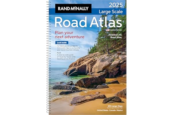 Rand McNally Large Scale Road Atlas 2025