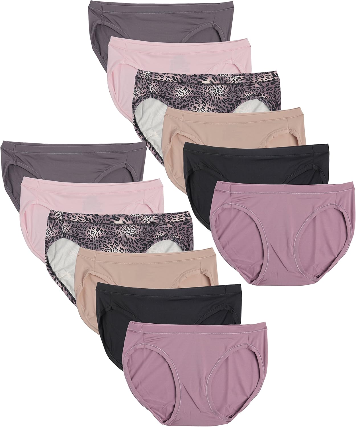 Hanes Premium Microfiber Bikini Briefs Panties Women