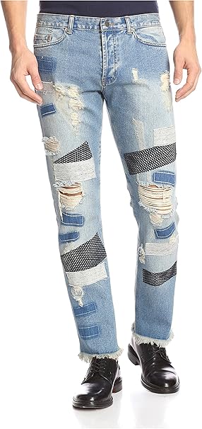 jeans with appliques