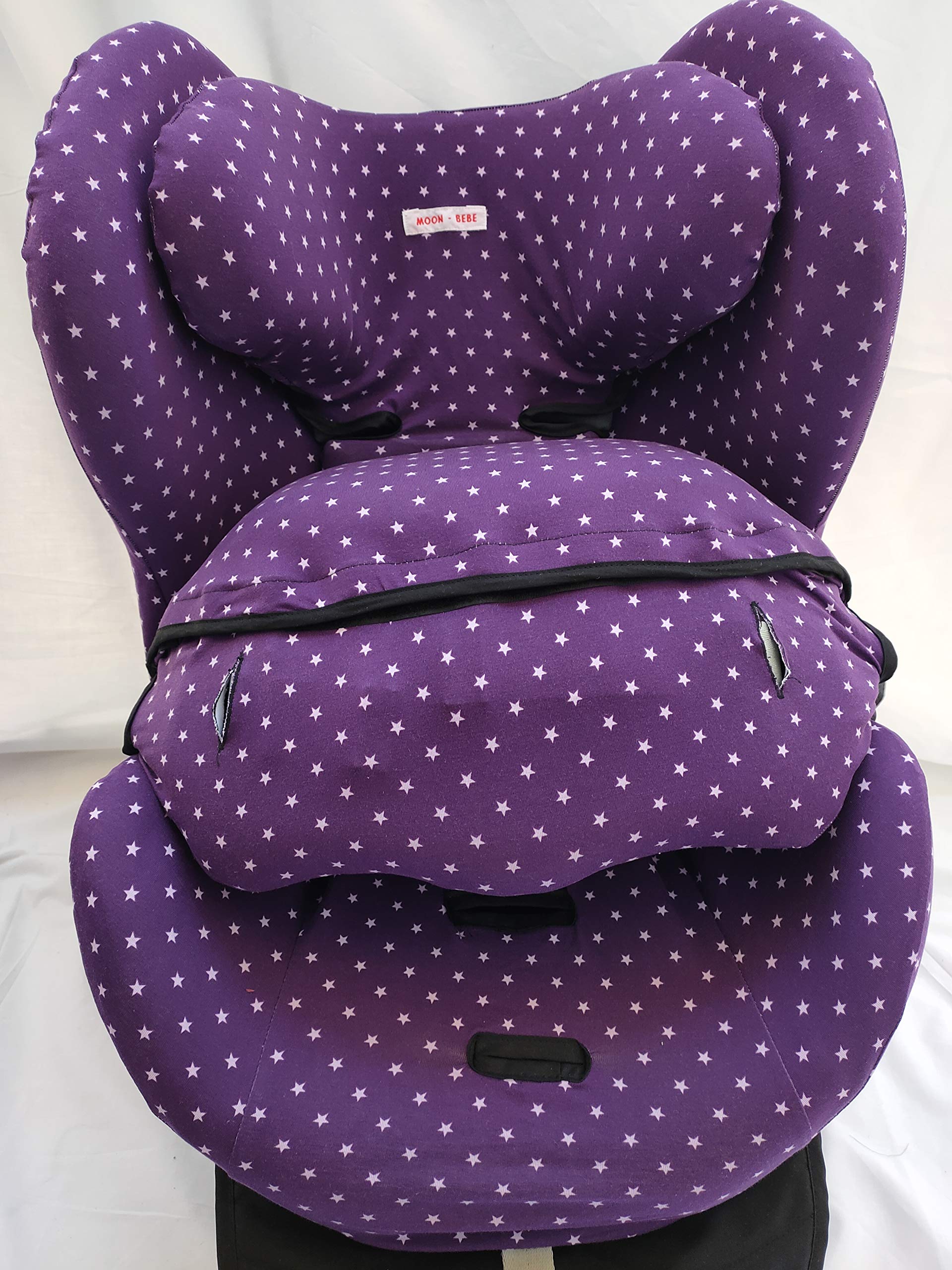 MOON-BEBE Covers for Cybex Sirona Q iSize (Violet)