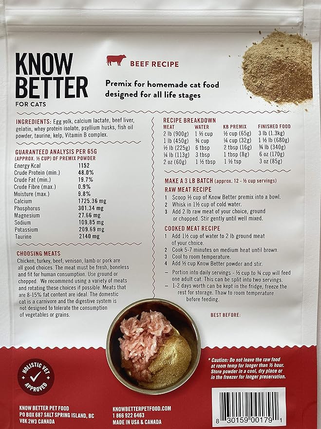 better in the raw for cats