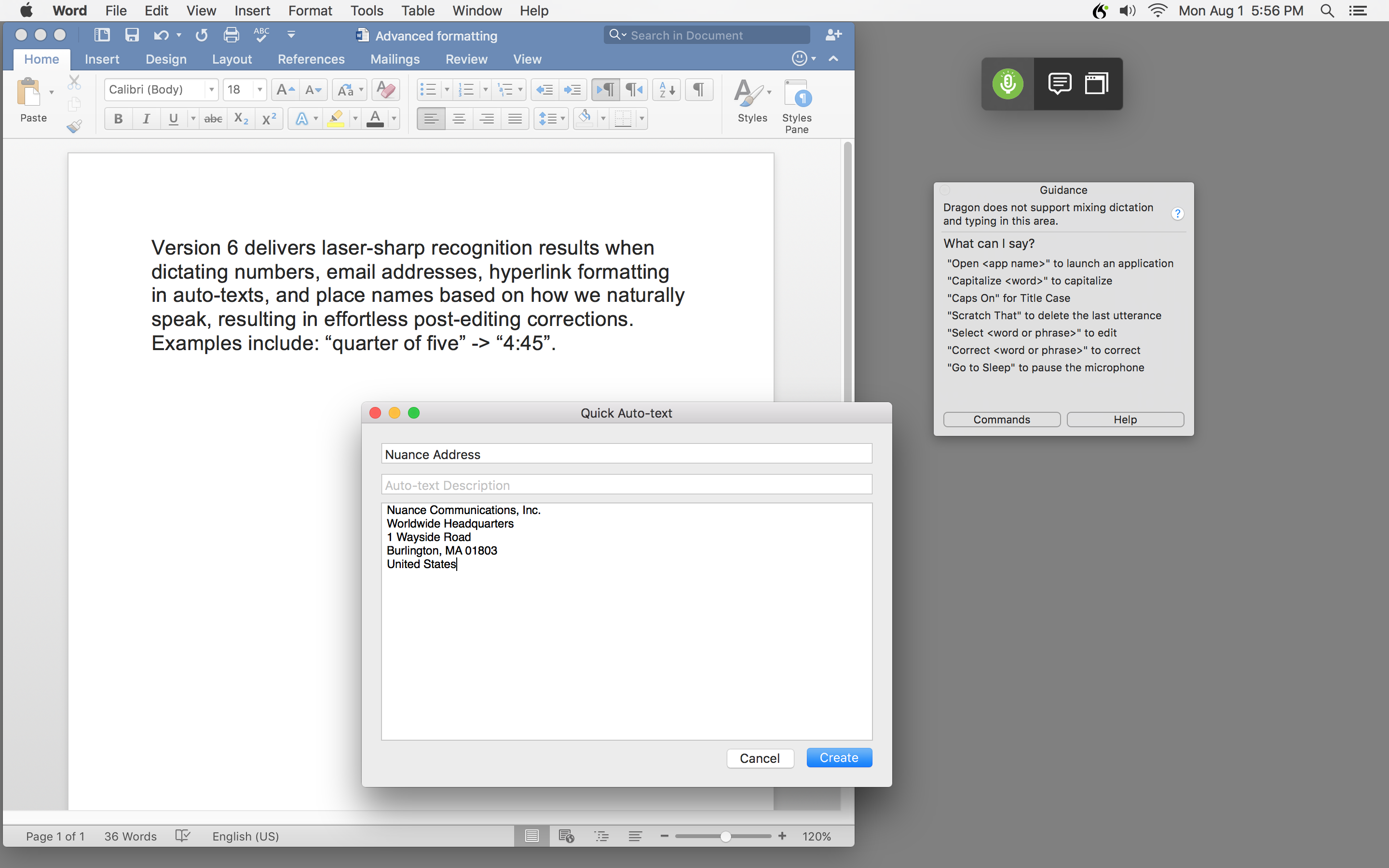 Dragon for Mac 6.0, Student/Teacher Edition [Download] - Thumbnail 4