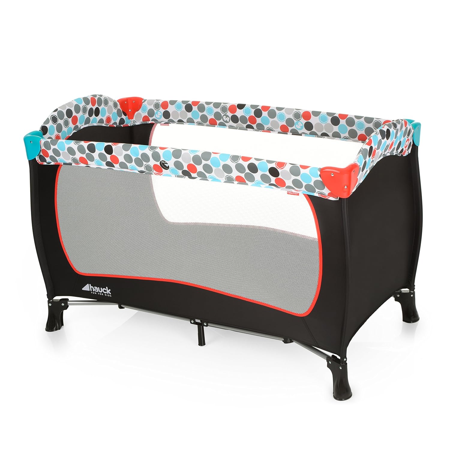 Fisher Price Easy Traveler Sleep'n Play Travel Cot, Black Amazon.co.uk Baby