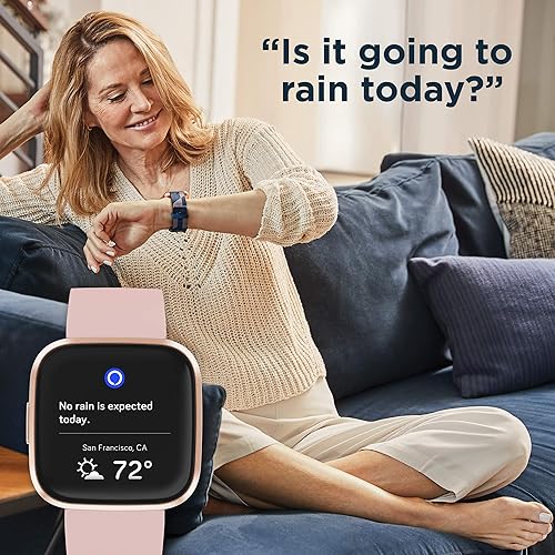 Fitness Tracker Copper Rose Fitbit Versa Alexa App Fitbit Versa