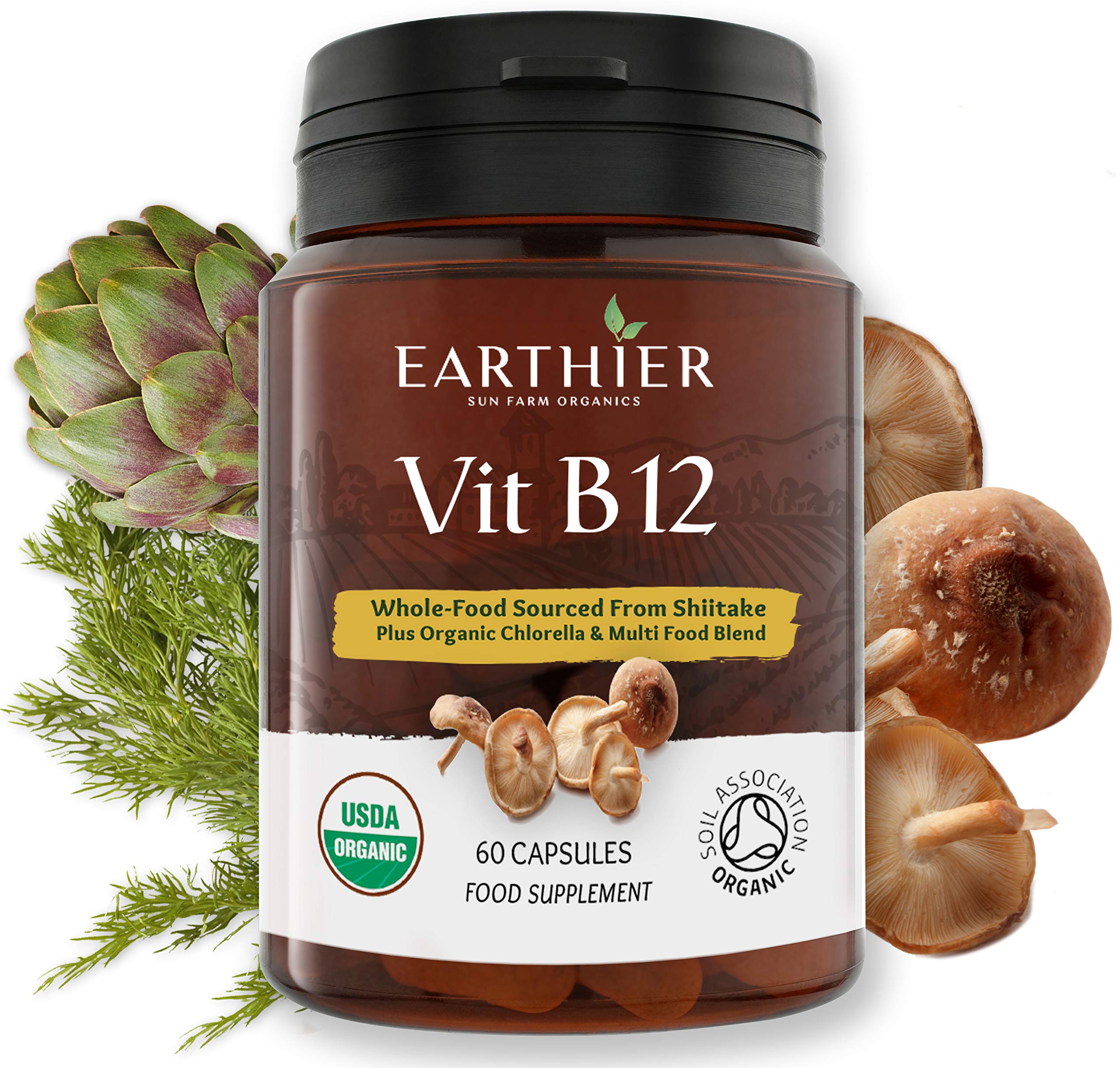 Organic Vitamin B12 Methylcobalamin Whole Food Supplement