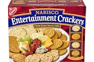 Nabisco Entertainment Crackers Variety Pack, Original Water, Vegetable, Pepper & Poppy, Wheat, 8 Individual Sleeves, 2 lb 8 oz
