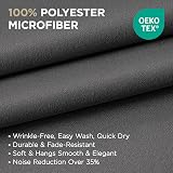 Joydeco Blackout Curtains 108 Inch 2 Panels Thermal Insulated Grommet Set view 2