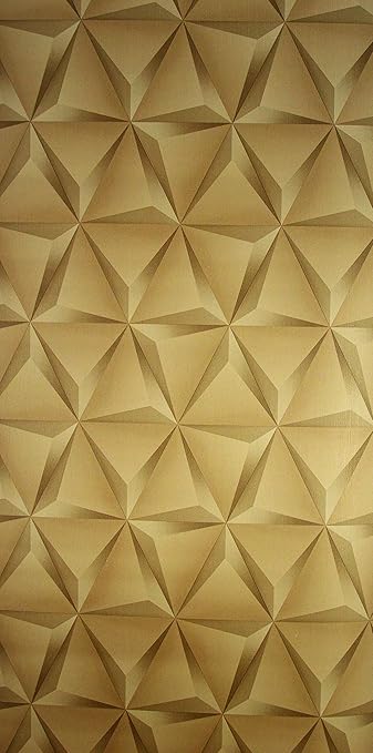 Vonzo Golden 3d Embossed Textured Wall Wallpaper For Living Room