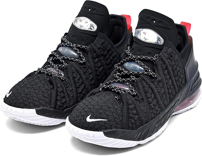 lebron xviii black university red
