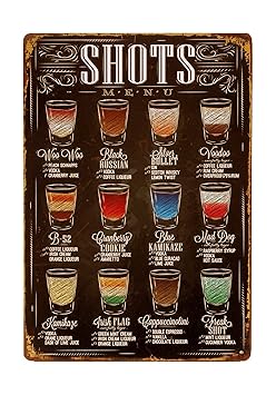 Sehaz Artworks 'Shots' Wall Sign (Wooden, 30 cm x 20 cm x 0.3 cm)