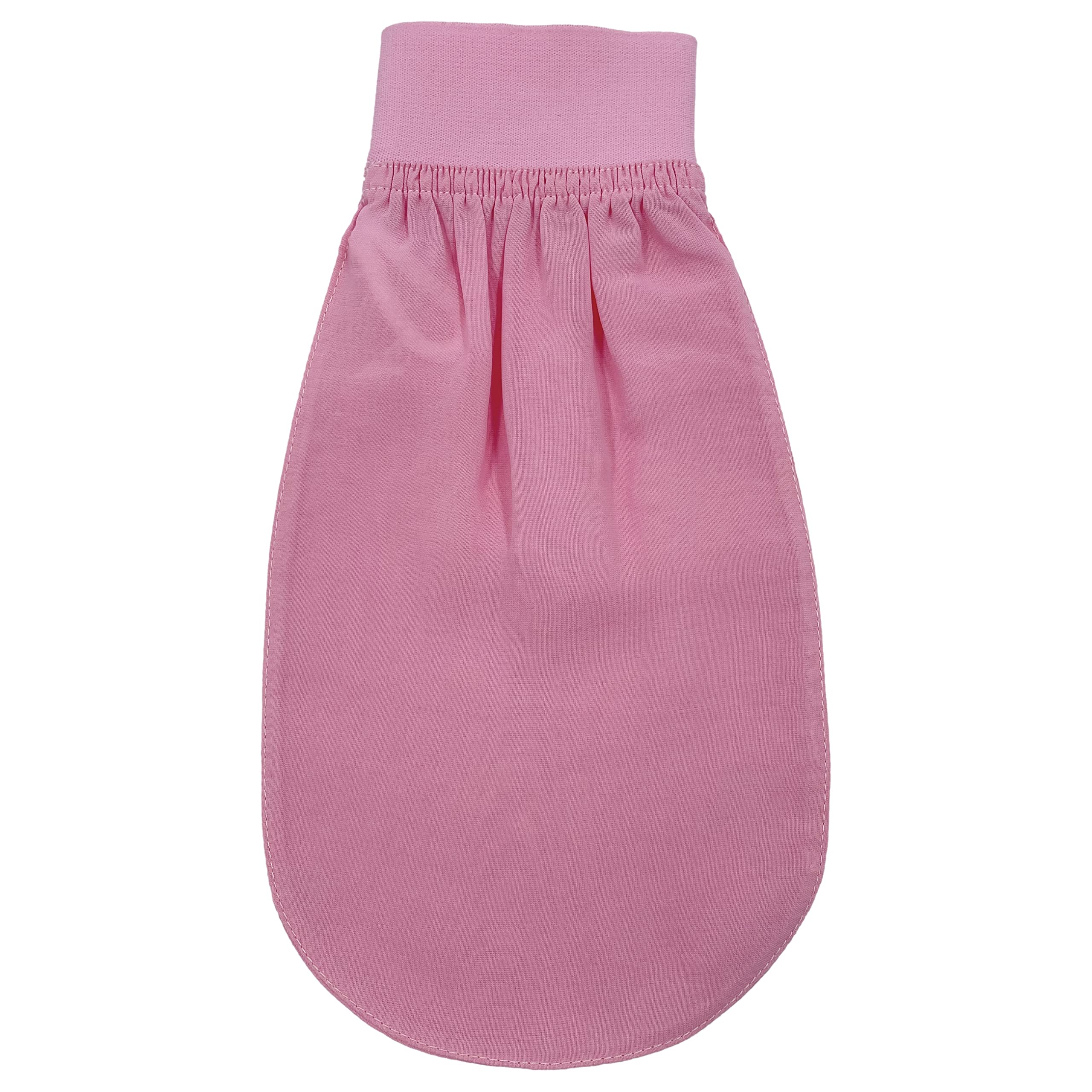 Feel Fine Turkish Exfoliating Mitt – 100% Natural Plant Silk Hammam Kese Glove for Men & Women | Handcrafted Skin Peeling Scrubber, Vegan Shower, Bath & Sauna Exfoliator (Candy & Pink)