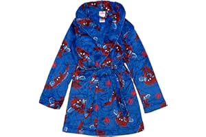 Marvel boys Bathrobe, Soft & Plush Robe for Kids
