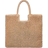 Roxy Women's Beach Tote Bag | Travel | Vacation | Straw | Lightweight | Breathable