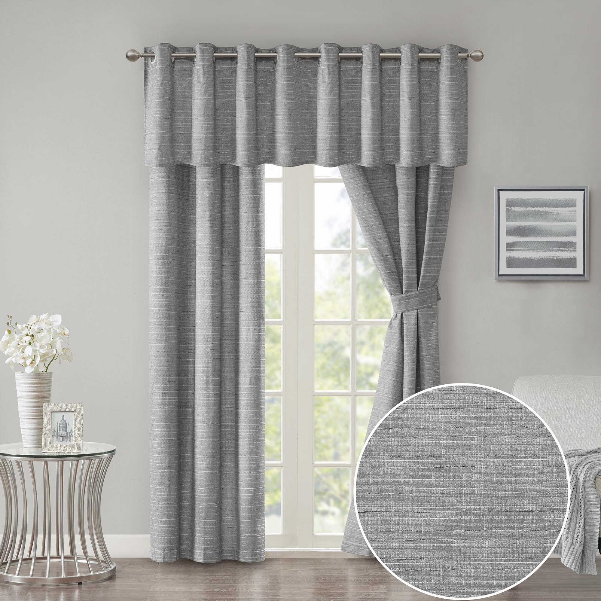 Room Darkening Window Curtains Window Valance 95 Inch Length