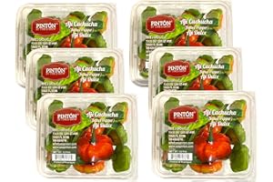Pinton's Sweet Aji 8 Oz - Indulge in Authentic Cuban Food & Latin Cuisine with Traditional Latin Food Flavors and Delightful Sweet Peppers (6 Pack)