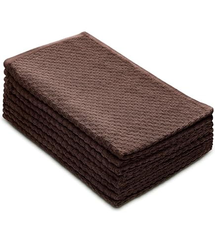 VeraSong Microfiber Dish Cloths - 10 Pack, Ultra Absorbent & Lint-Free Kitchen Towels - View #3