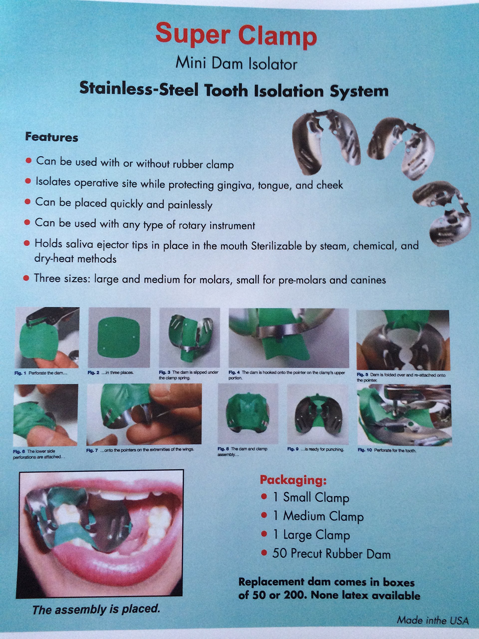 Dental Rubber Dam Clamp Set Buy Online in UAE. Industrial Products