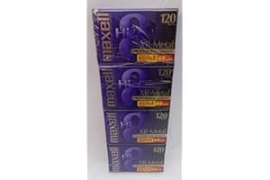 Maxell XR-Metal Professional Quality Hi 8 Camcorder Videotape 4 Pack