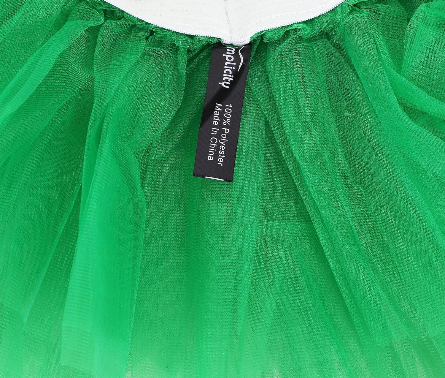 Simplicity Women's Dance Tutu Layered Organza Clubwear Mini Skirt Party Dress, Sante Green at  Women’s Clothing store