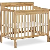 Dream On Me Aden 4-in-1 Convertible Mini Crib in Natural, Greenguard Gold Certified , 39x23x36 Inch (Pack of 1)
