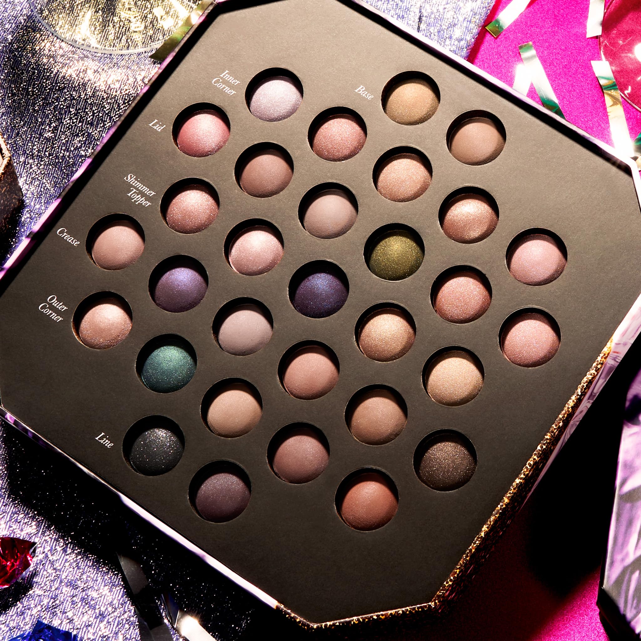 LAURA GELLER NEW YORK The Ultimate Palette Baked Eyeshadow Palette Sensation Soiree - 31 shades - Matte and Shimmer Shades - Pigmented Crease-Proof Eye Makeup