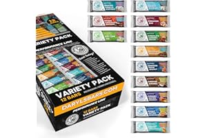 Daryl's Bars Variety Pack On The Go Snack On the Go Whey Protein Bars, Gluten Free, Protein Snack, Meal Replacement, Pack of 