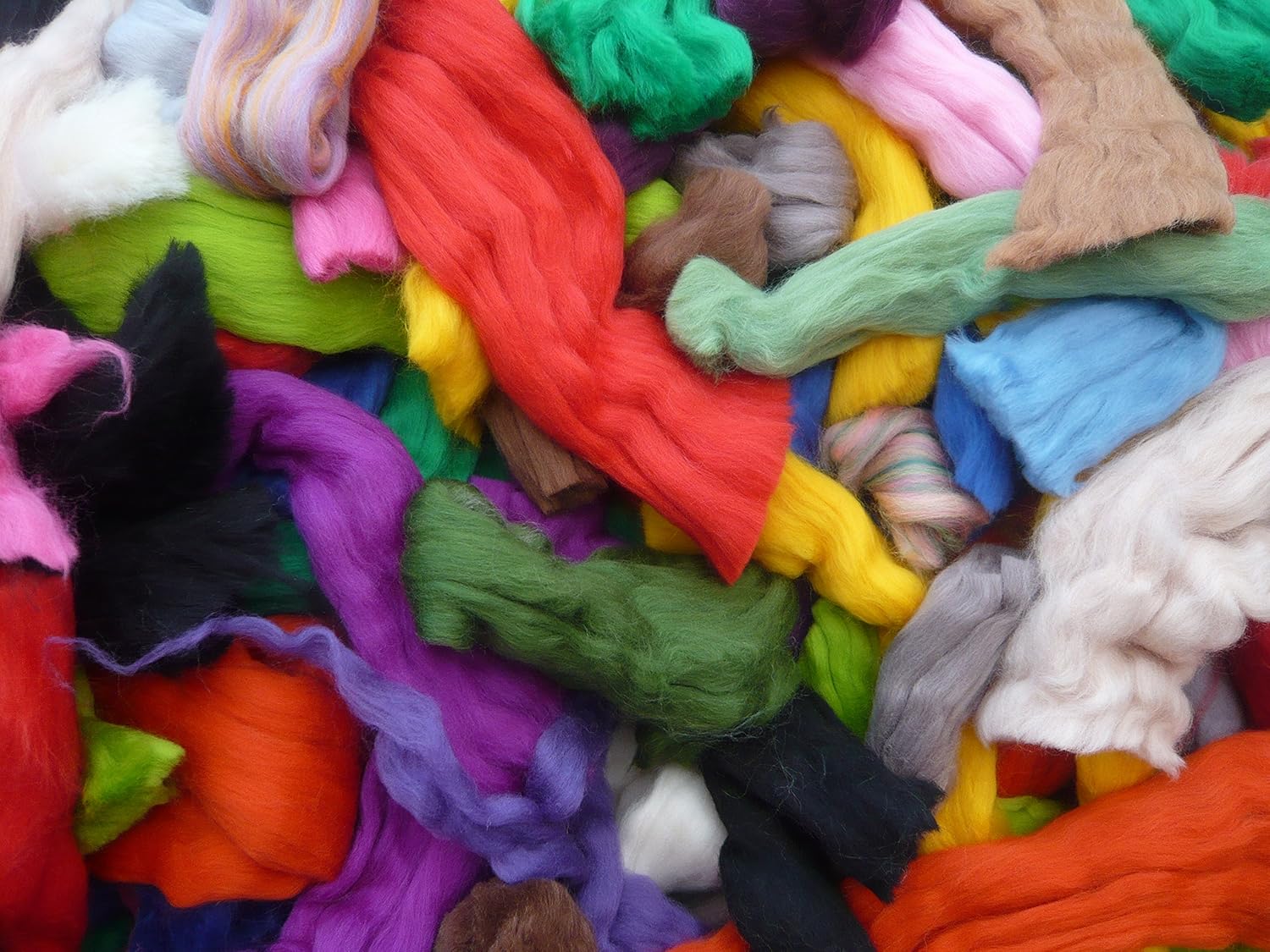 Wool off Cuts / Waste from Wool Tops, Merino Wool, British Wool