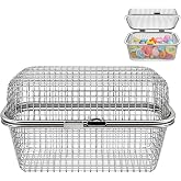 BIDHAPS 304 Stainless Steel Dishwasher Basket | Fine Mesh Dishwasher Utensil Organizer for Baby Bottle, Baking Tools &amp; Small Kitchen Items
