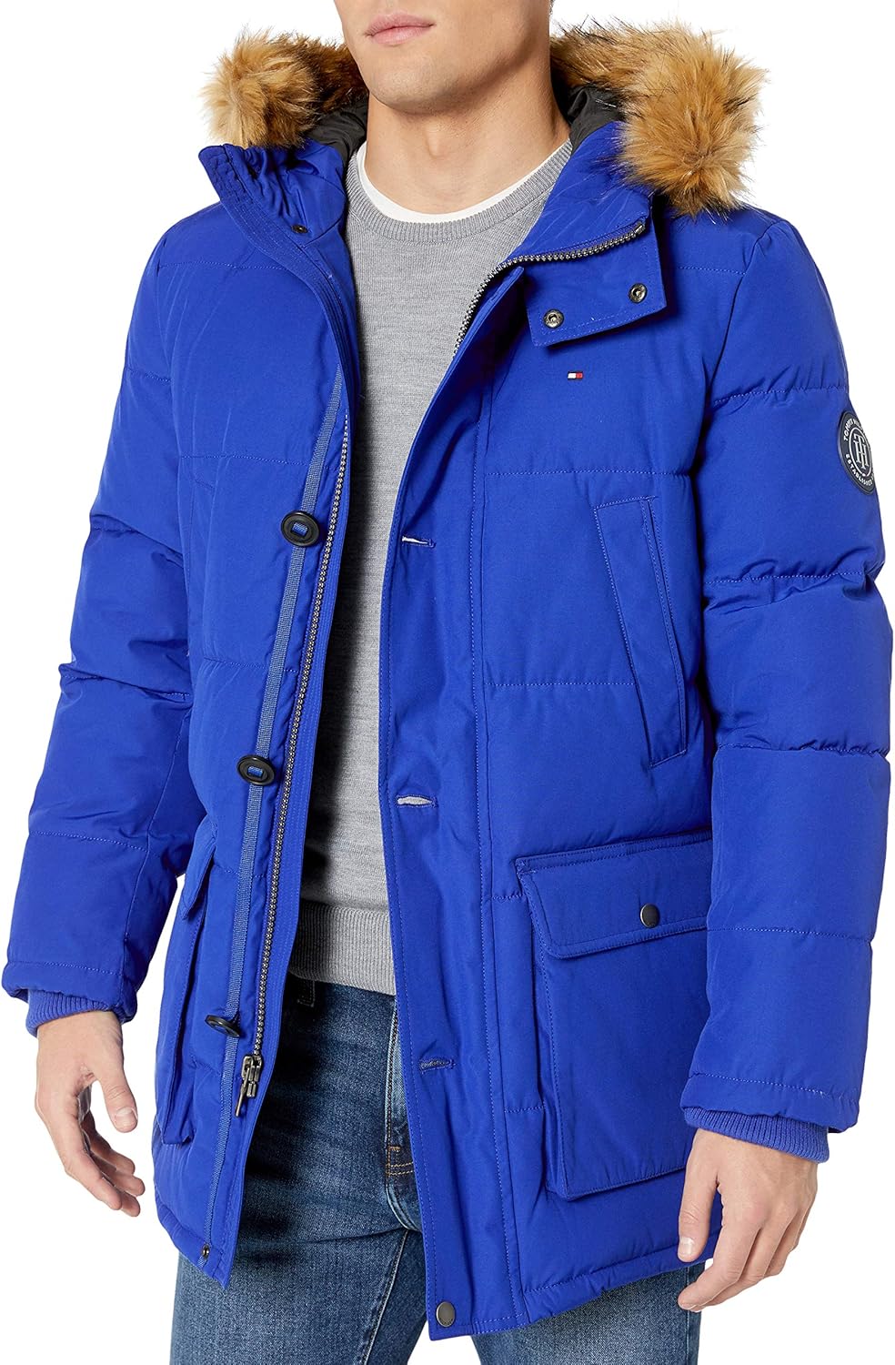 Tommy Hilfiger mens Legacy Arctic Cloth Heavyweight Snorkel Parka at