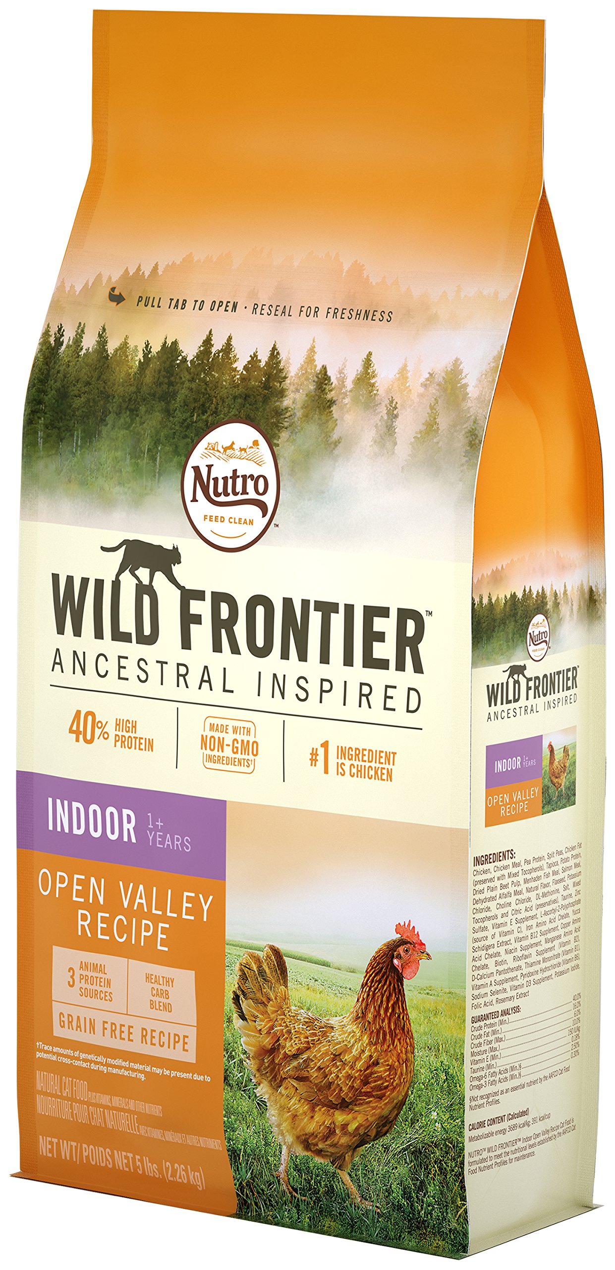 NUTRO WILD FRONTIER Indoor Adult Chicken Flavor Dry Grain Free Cat Food