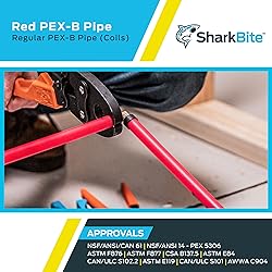 SharkBite 1 Inch x 100 Feet Red PEX-B, PEX Pipe
