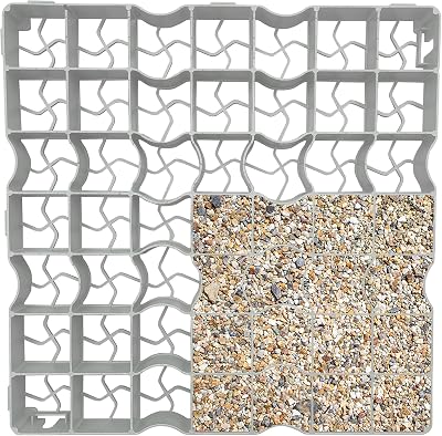 Neat FXDM Gravel Grid Shed Base 50x50cm 4cm White 3m² Membrane