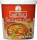 Mae Ploy Thai Red Curry Paste - 14 ounce per jar