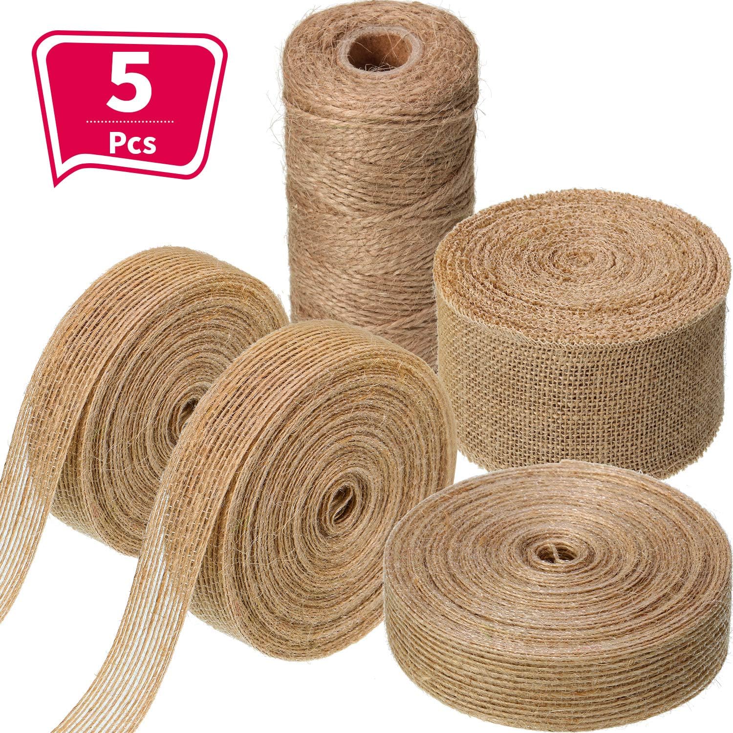 1 inch burlap ribbon