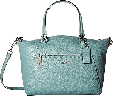 coach prairie pebble leather satchel bag