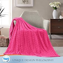 Walensee Fleece Throw Blanket Soft and Lightweight
