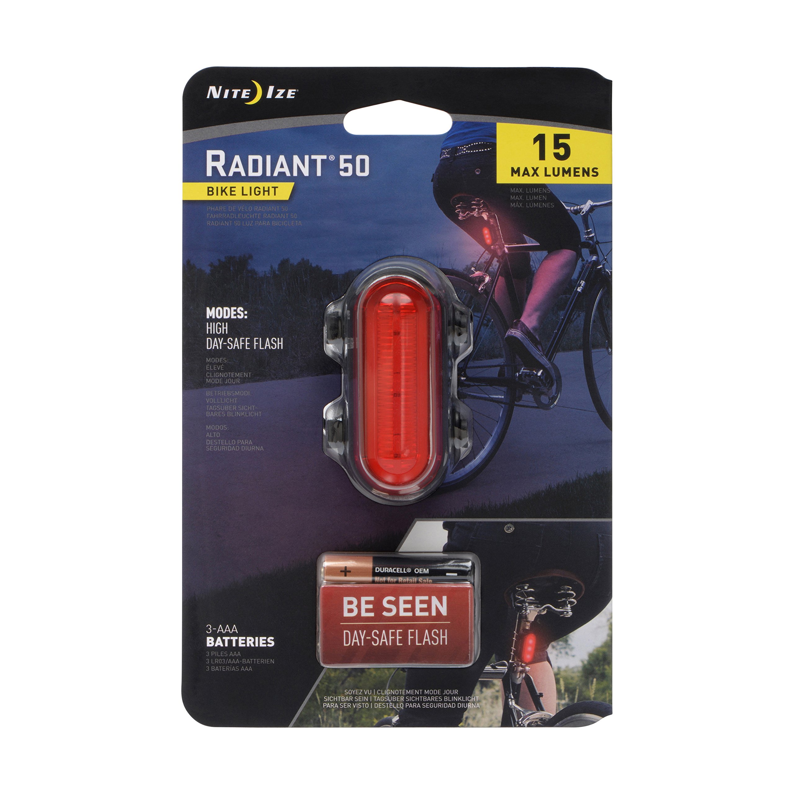 Nite Ize Radiant 50 Bike Light - Red Light, N/A
