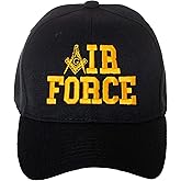 United States Military Masonic Square and Compass Embroidered Baseball Cap